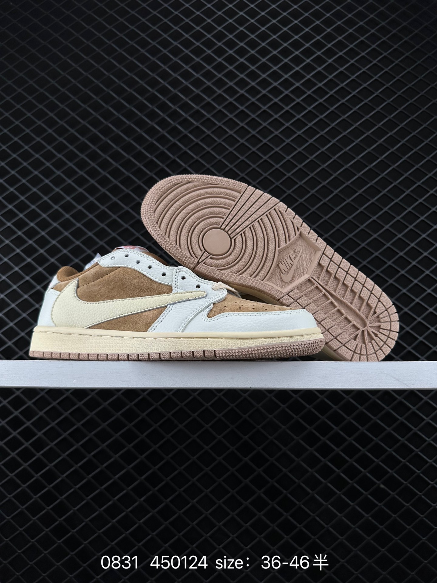 fragment design x Travis Scott x Nike Air Jordan 1 Low OG SP”Black/Green Toe“